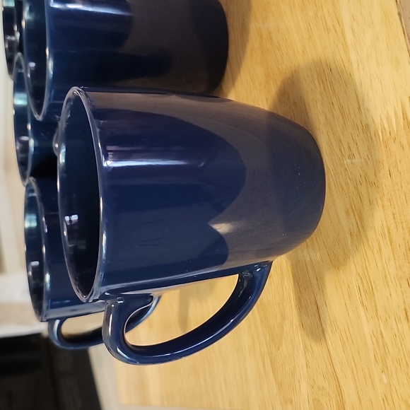 Corelle blue stoneware mugs set of 6 - Picture 3 of 4